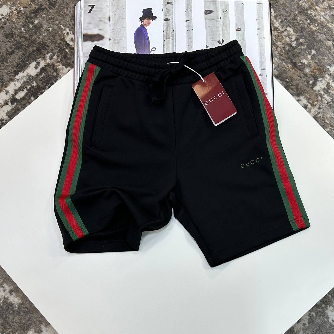 GCI TRACK SHORTS - BLACK