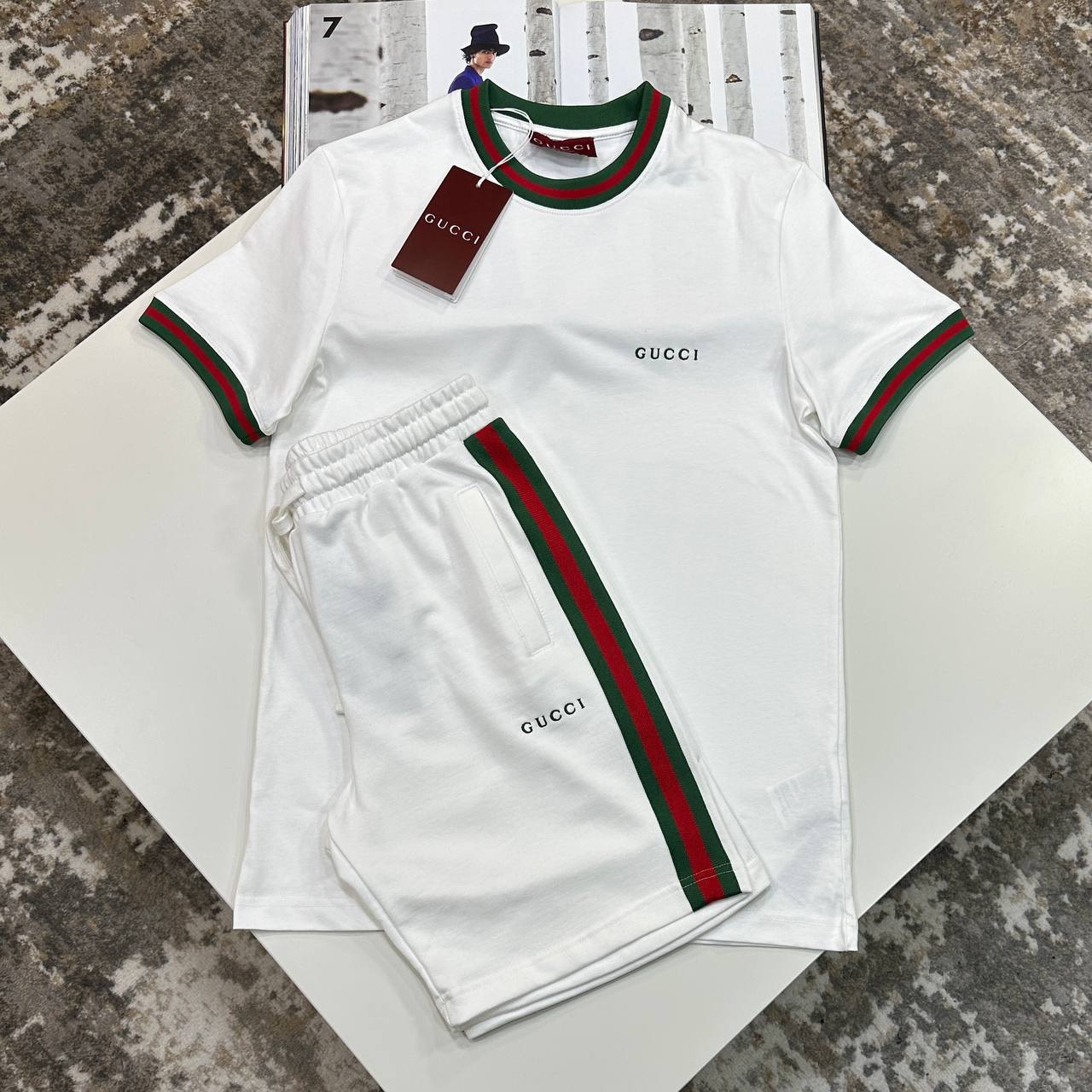 GCI TRACK SHORTS - WHITE
