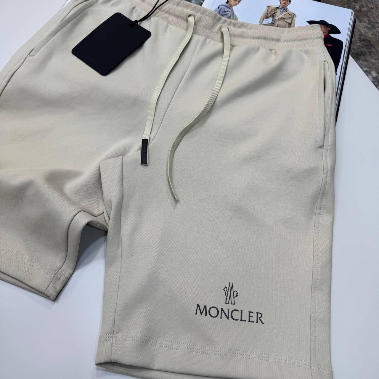 MNCLR DRAWSTRING SHORTS - BEIGE