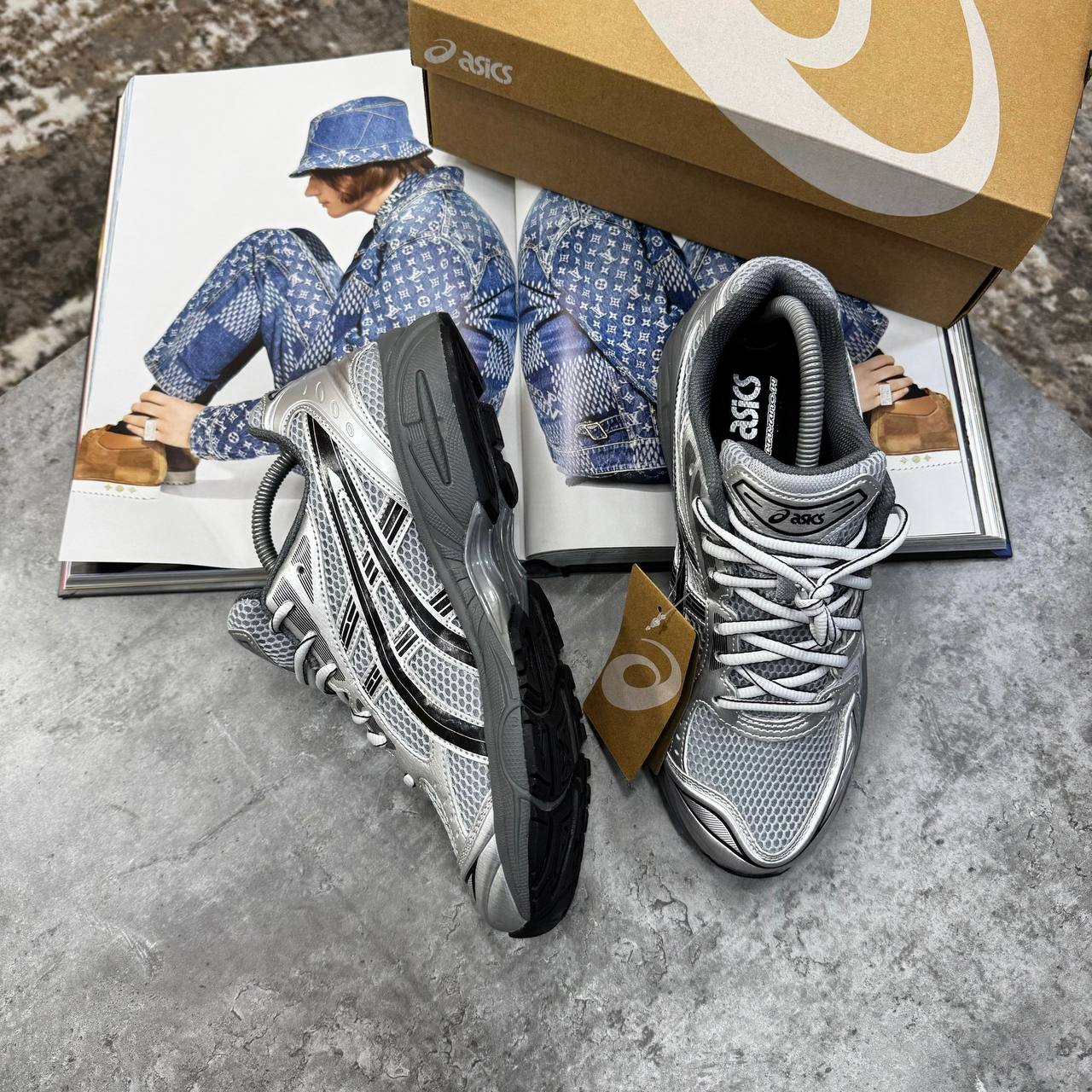 ACS GEL TRAINERS - PURE SILVER / BLACK