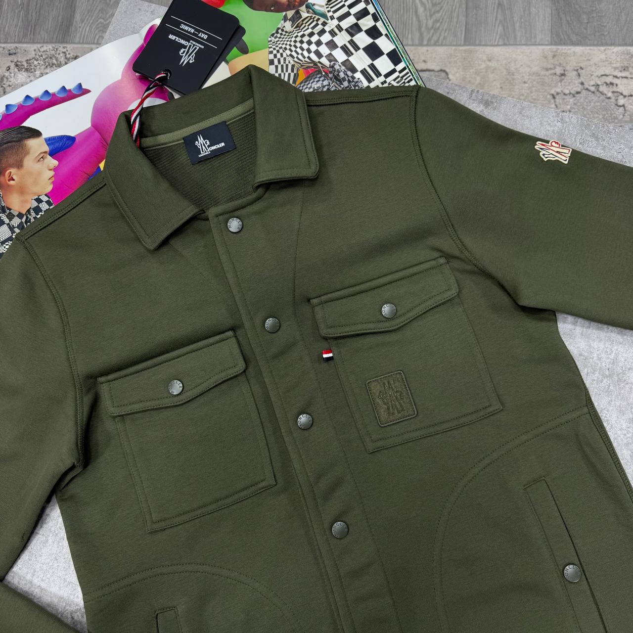 MNCLR GRENOBLE OVERSHIRT - OLIVE