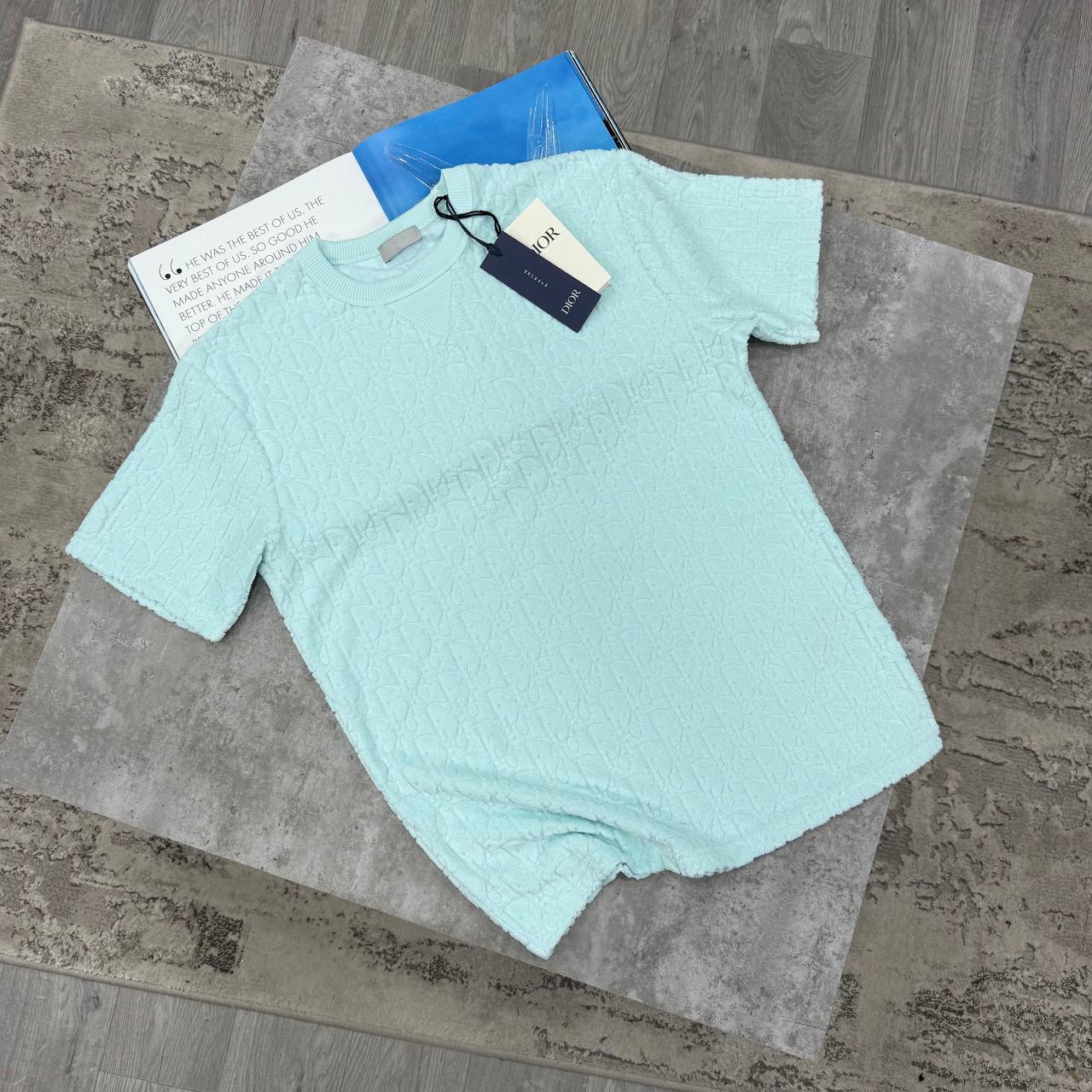 CD OBLIQUE TSHIRT - MINT GREEN