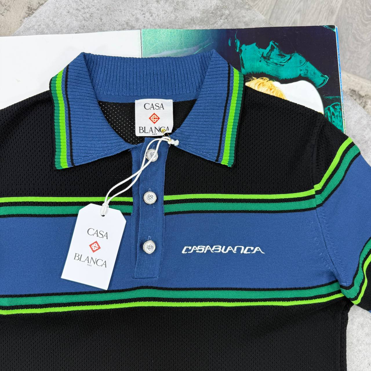 CB POLO - BLACK / BLUE