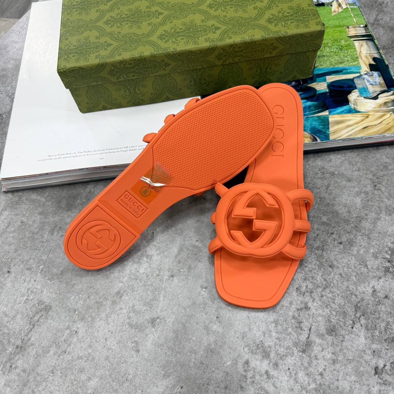 GCI SILICONE SANDALS - ORANGE