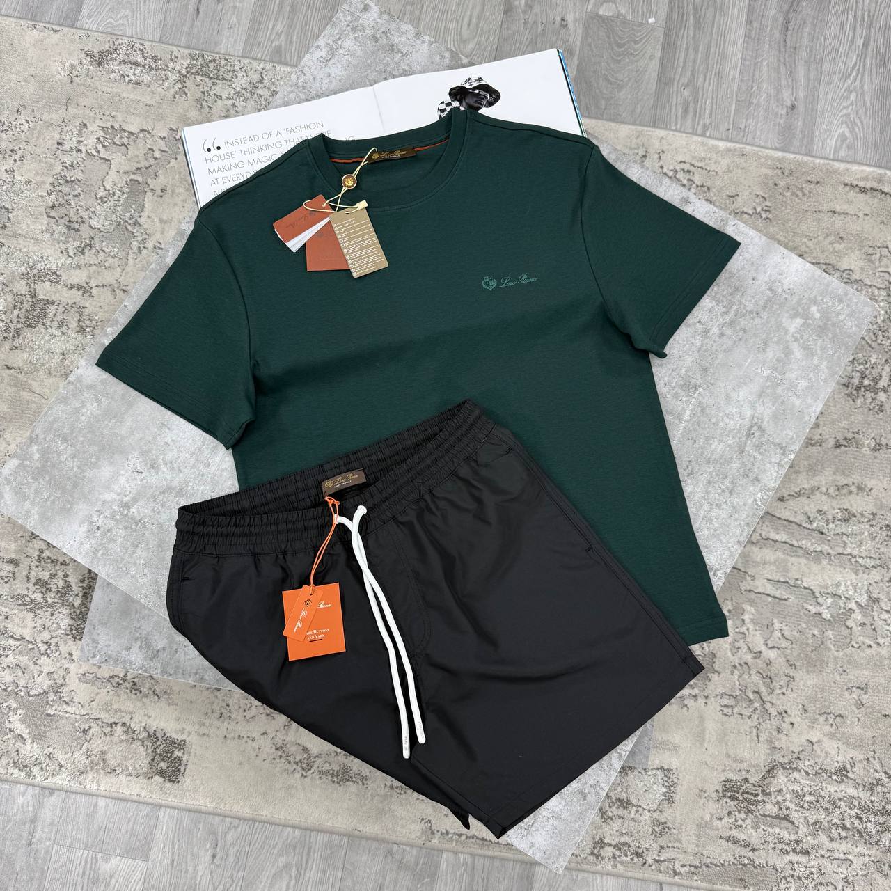 LORO T SHIRT - DARK GREEN