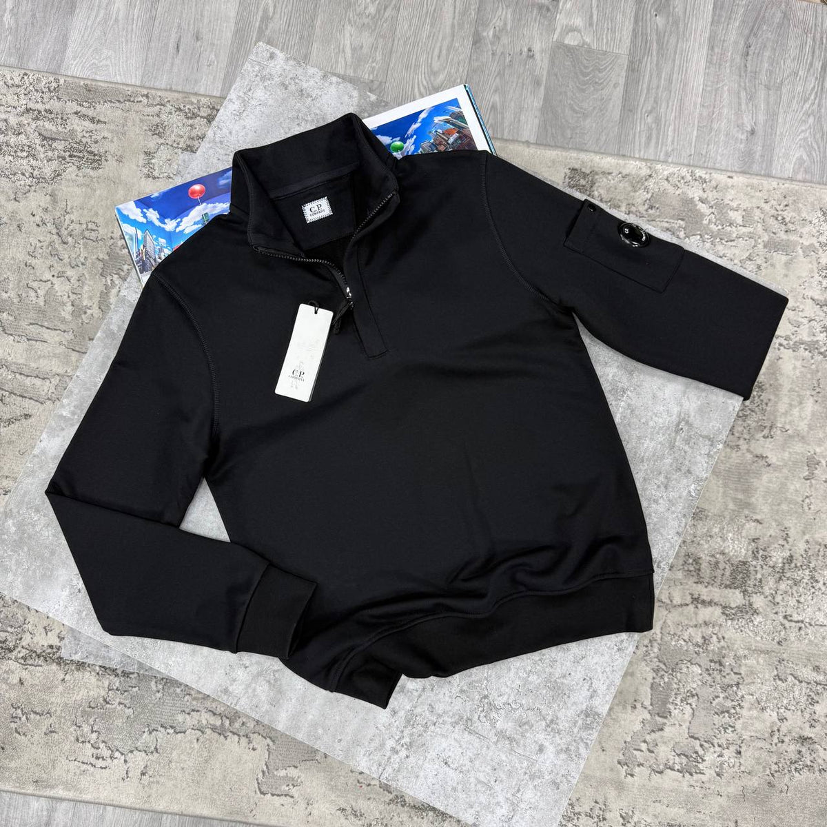 CP HALF ZIP JUMPER - BLACK
