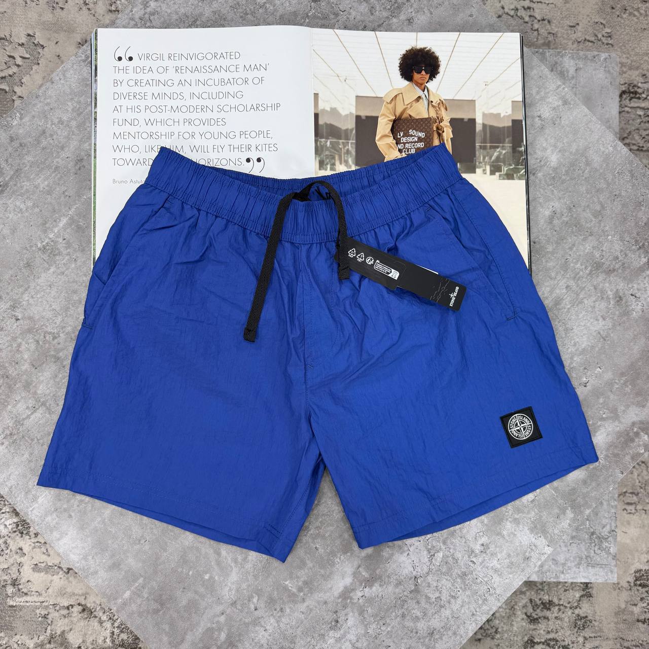 SI NYLON SWIM SHORTS - BLUE