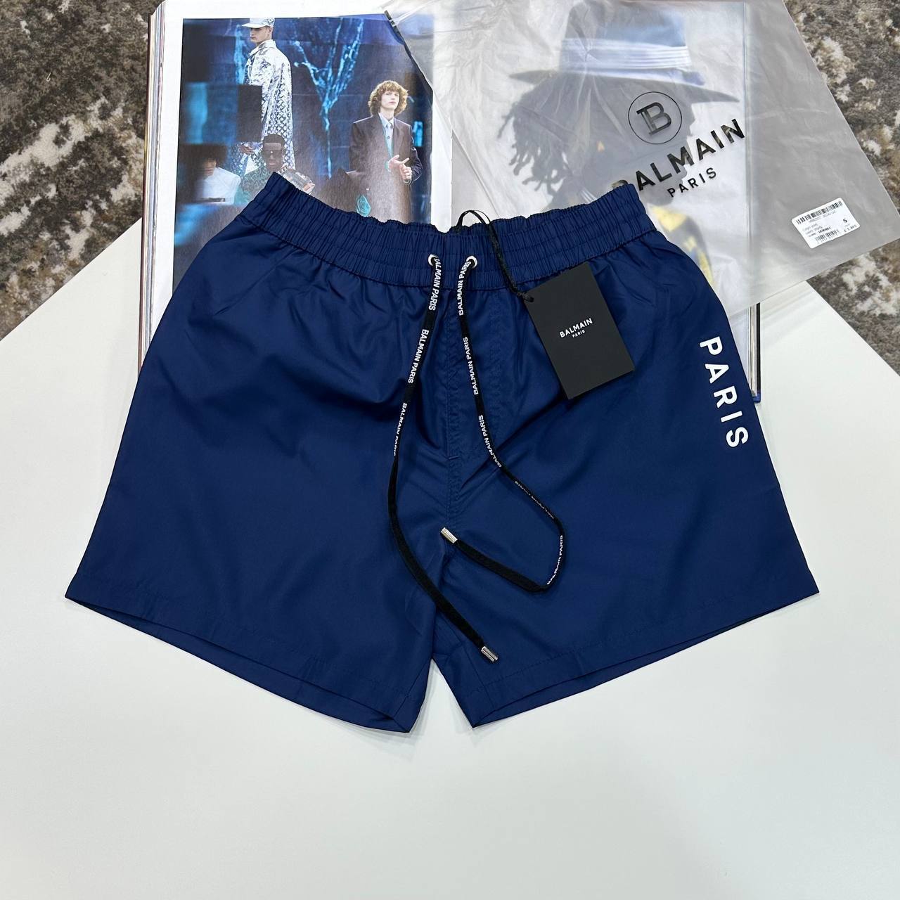 BAL SWIM SHORTS - NAVY