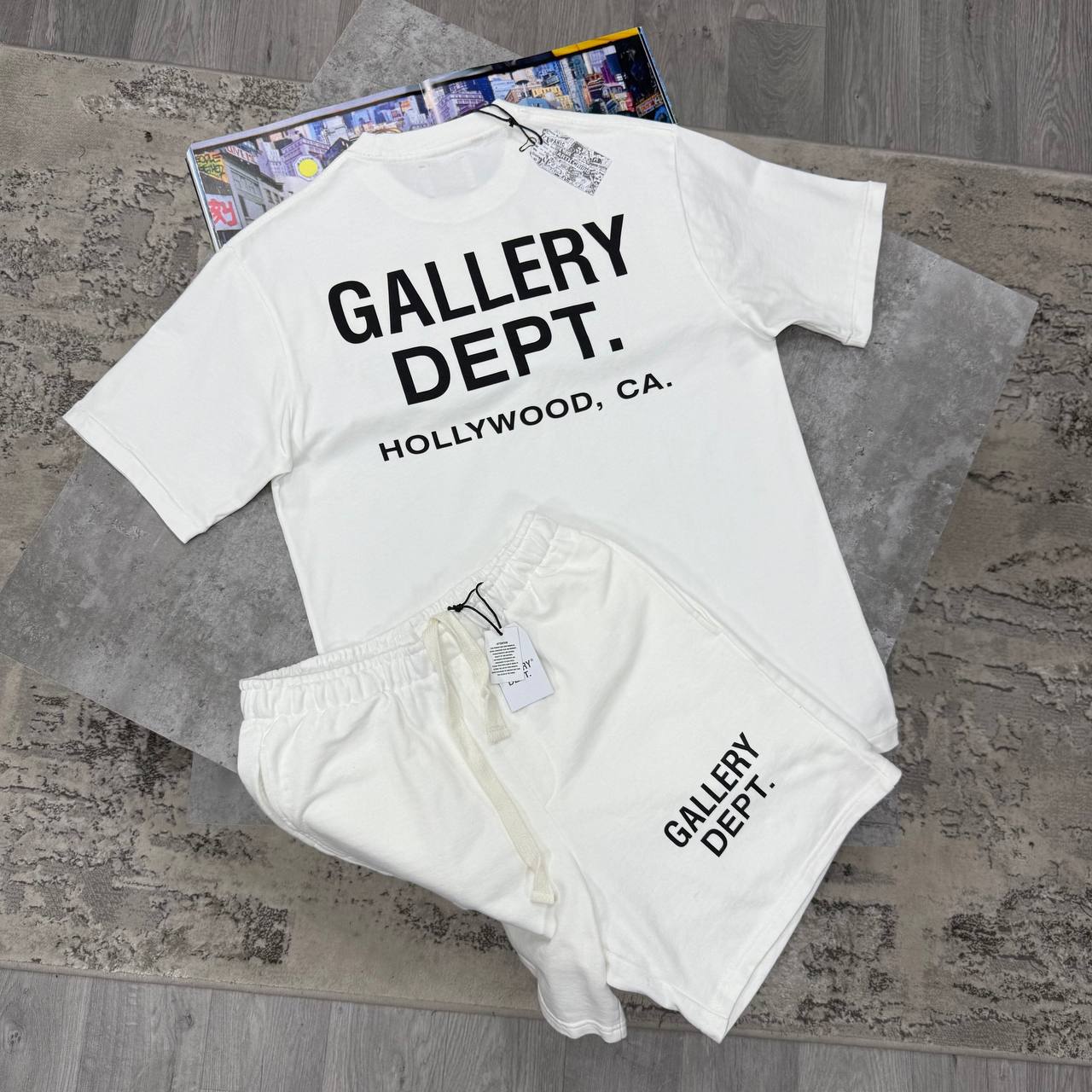 GD SHORT SETS - WHITE