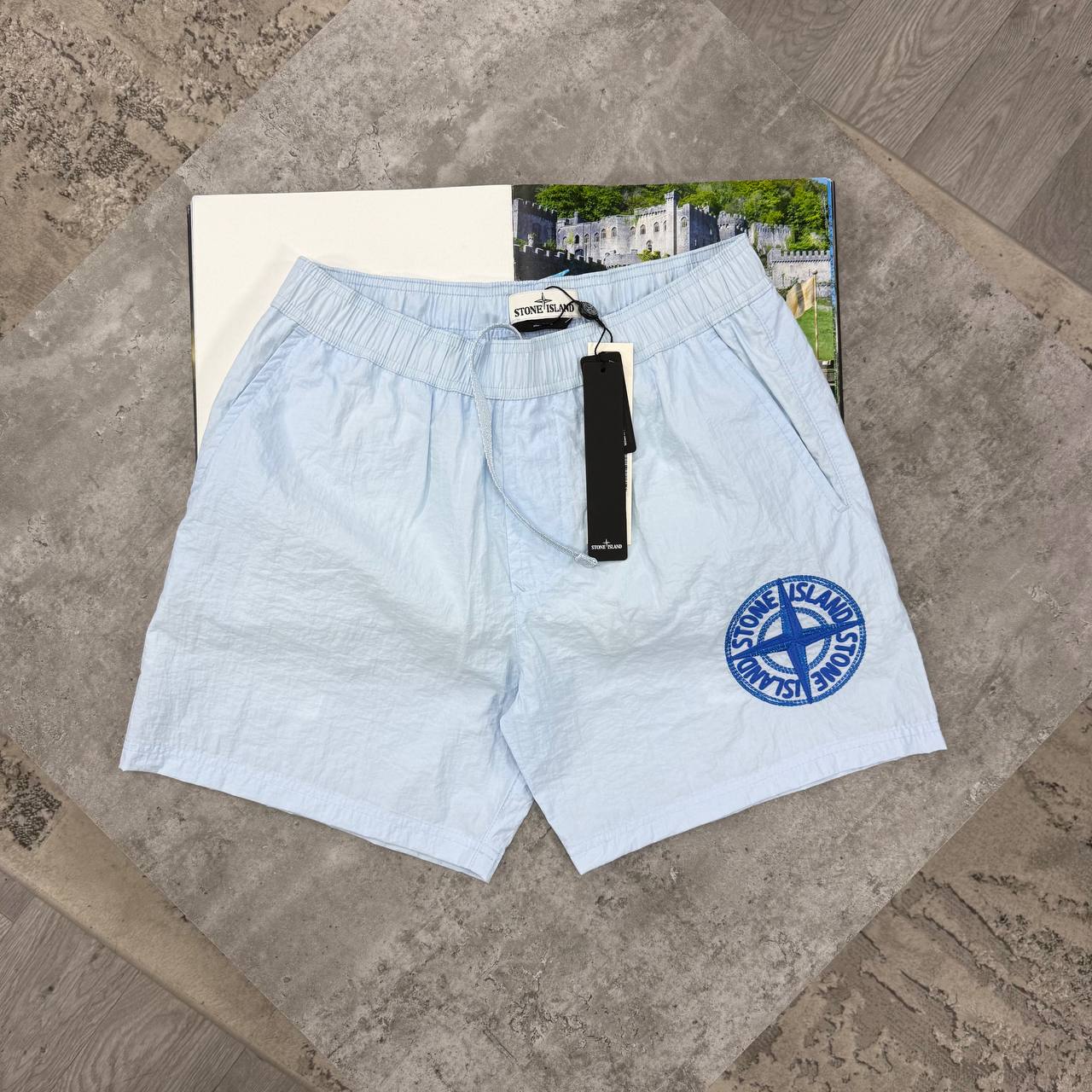 SI SWIM SHORTS - SKYBLUE