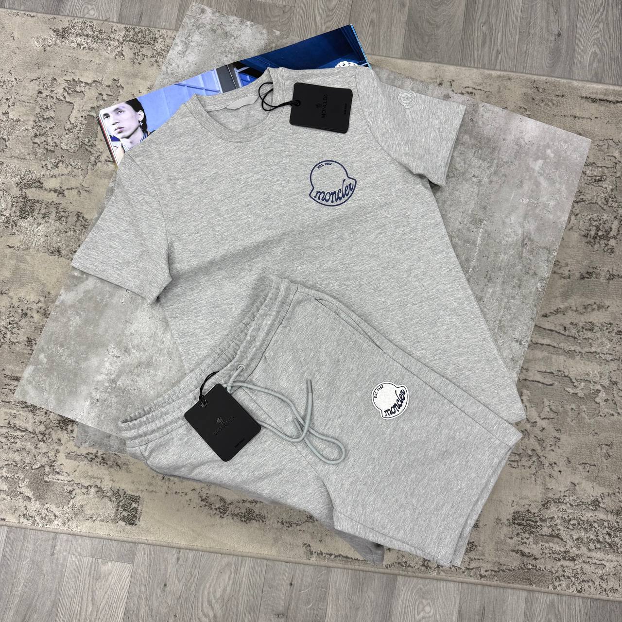 MNCLR SHORT SETS - GREY