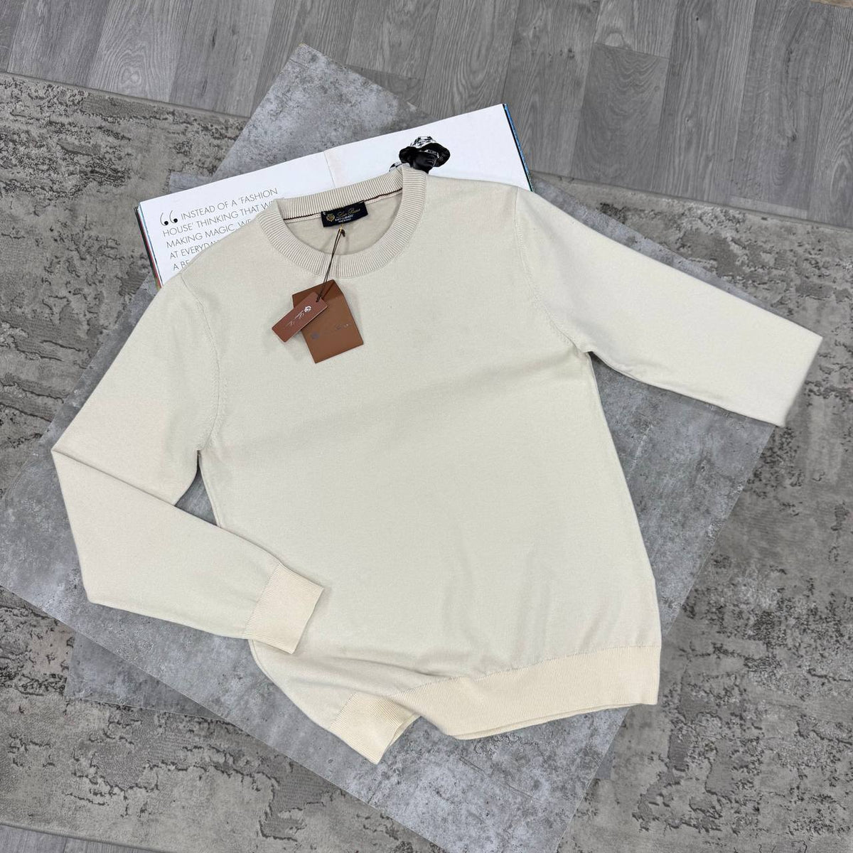 LORO KNIT JUMPER - CREAM