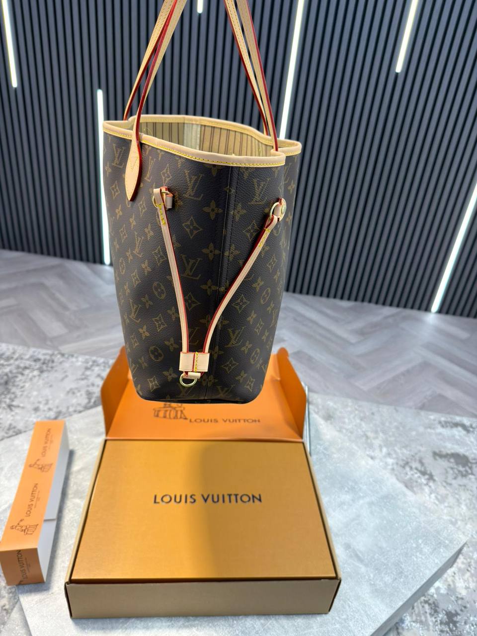 LVE NEVERFULL BAG - BROWN / BEIGE