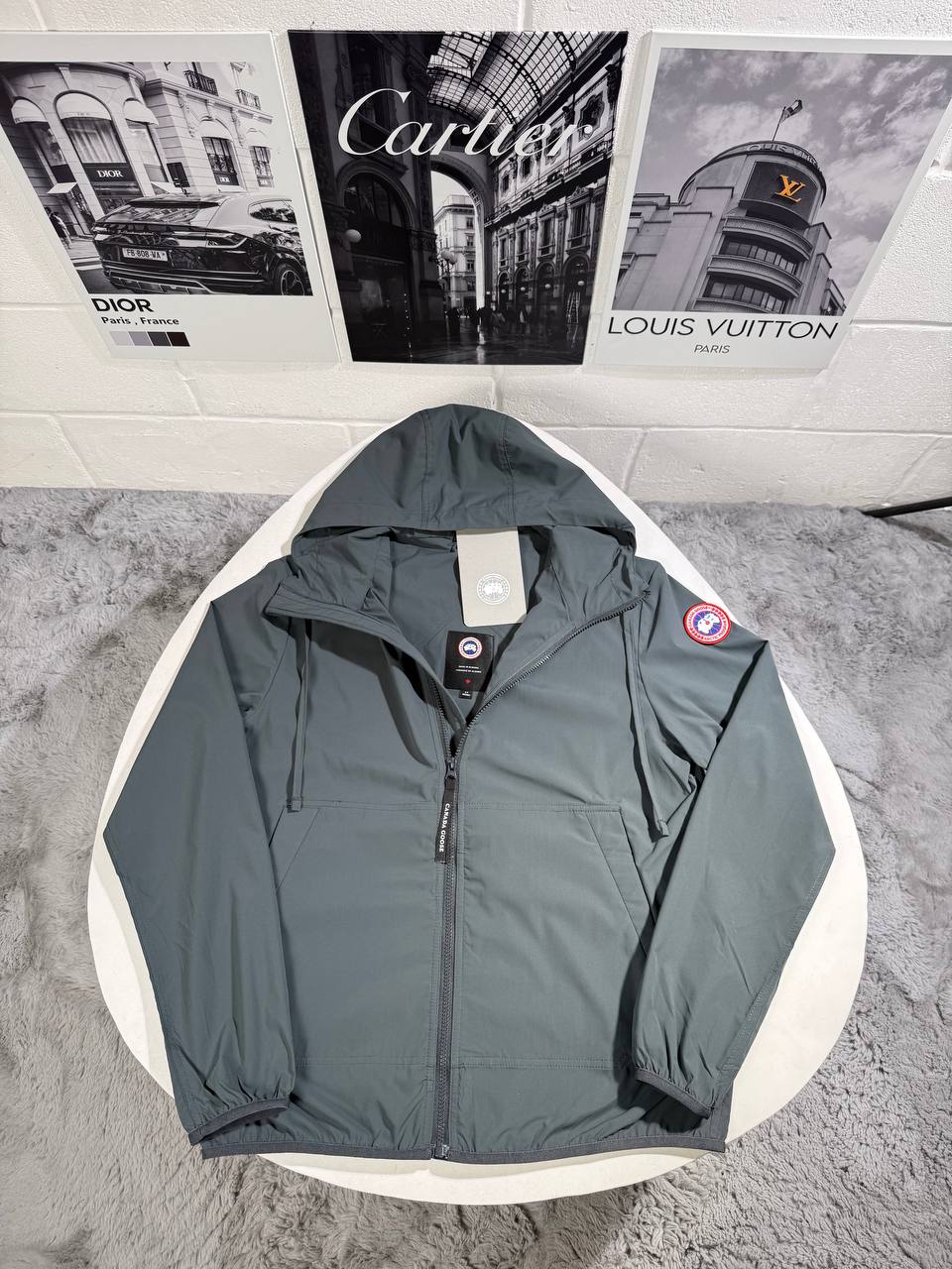 CG KILLARNEY WIND JACKET - CHARCOAL