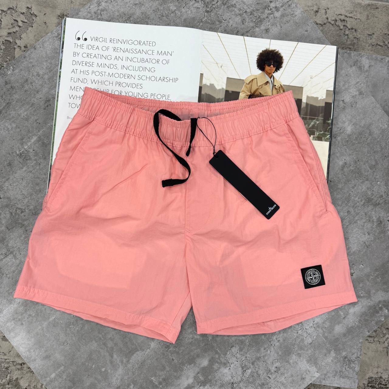 SI NYLON SWIM SHORTS - PEACH