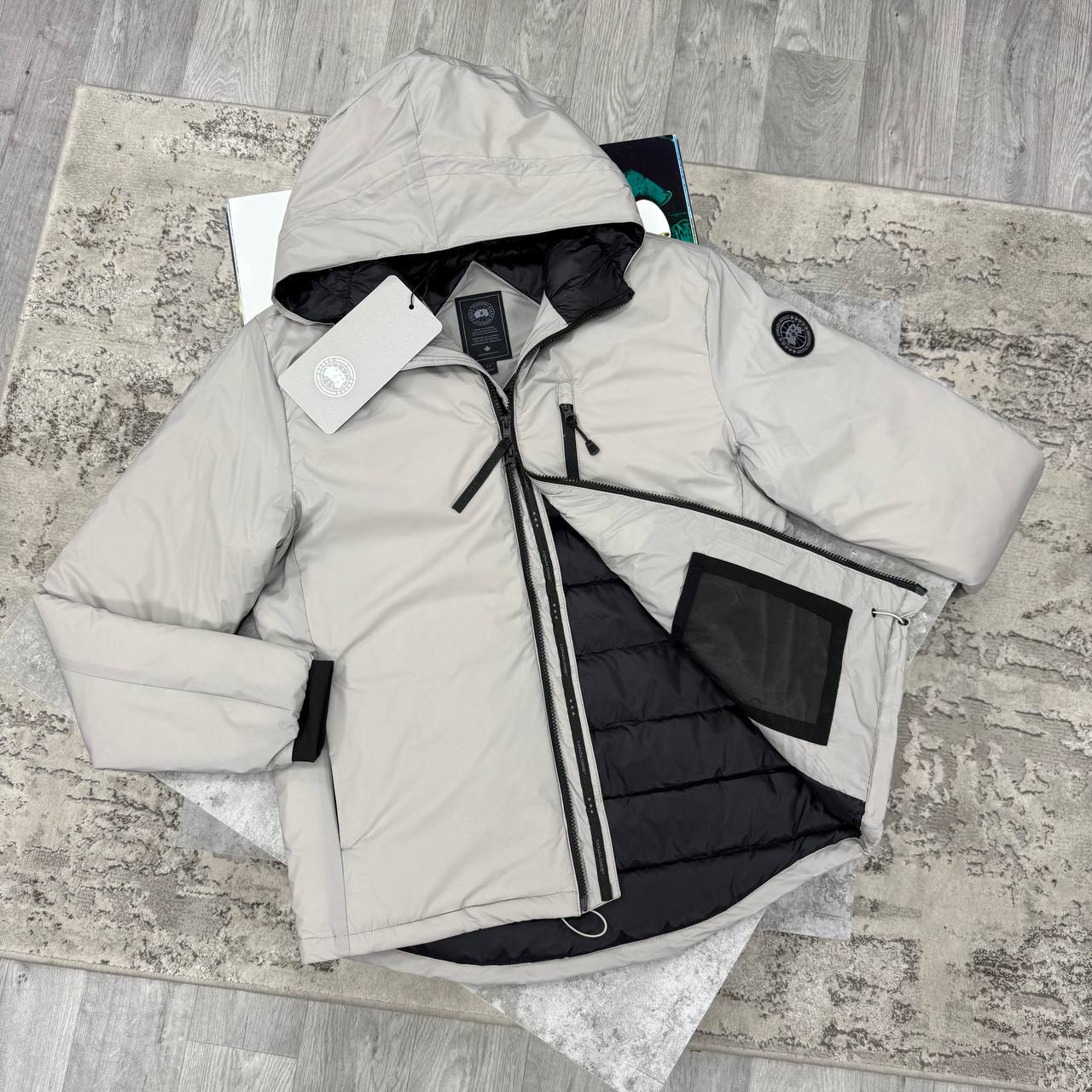 CG LODGE HOODIE JACKET - GREY