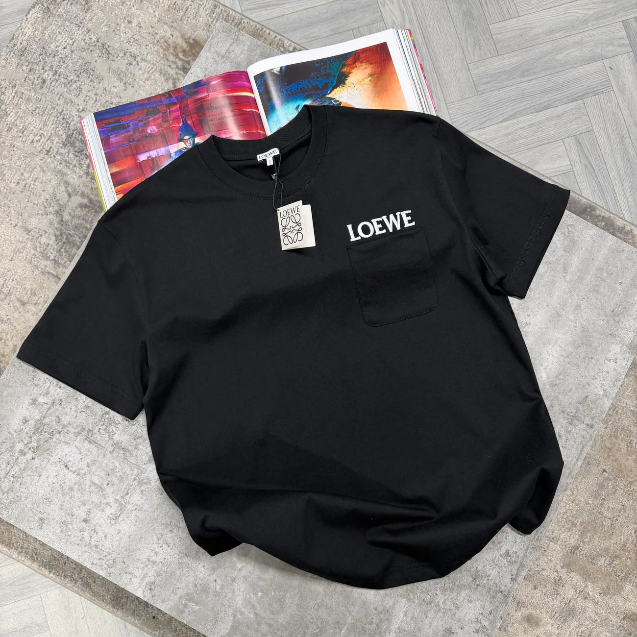 LWE POCKET TSHIRT - BLACK