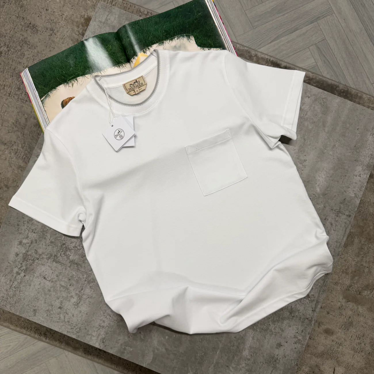 H PIQURES T SHIRT - WHITE