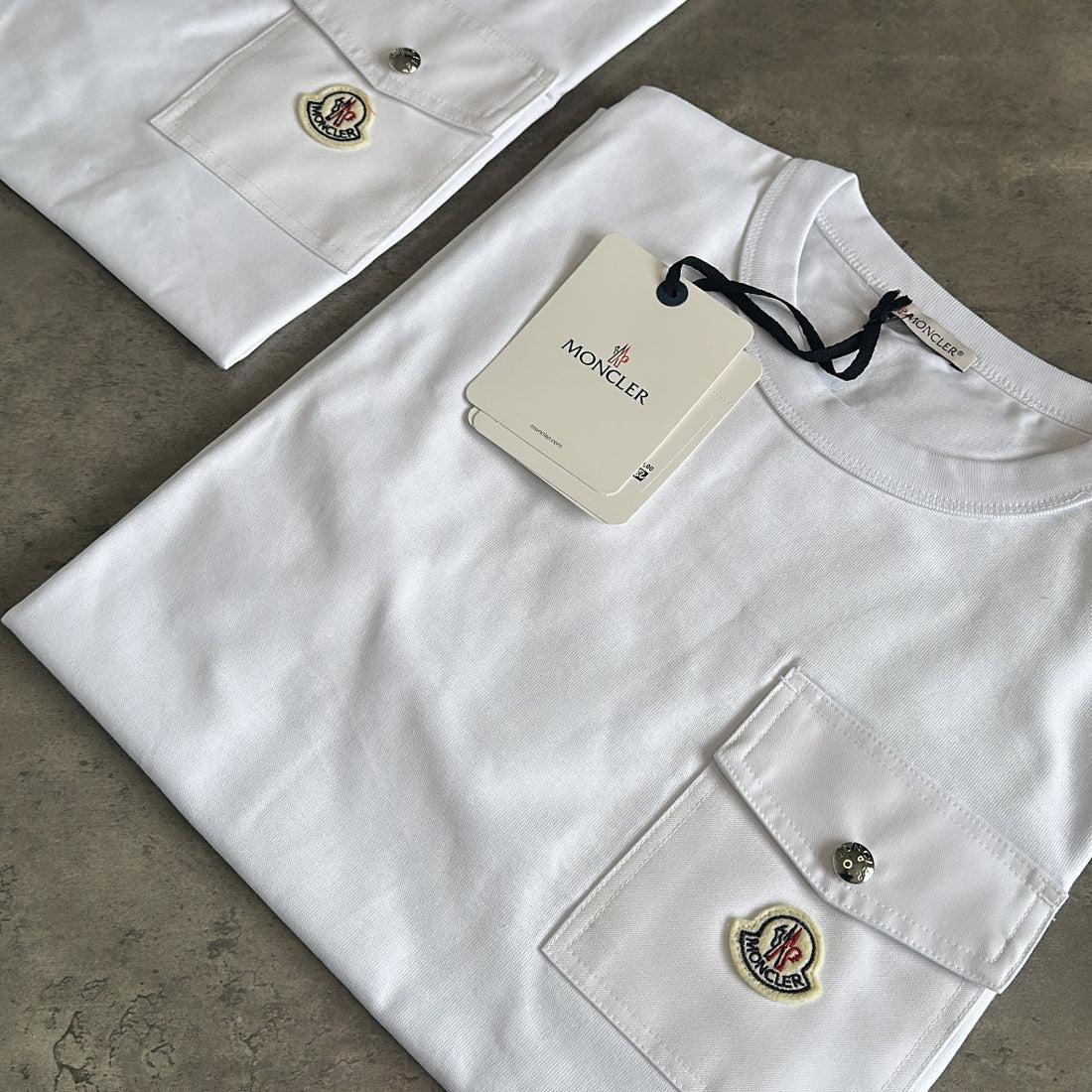 MNCLR COTTON POCKET T SHIRT - WHITE