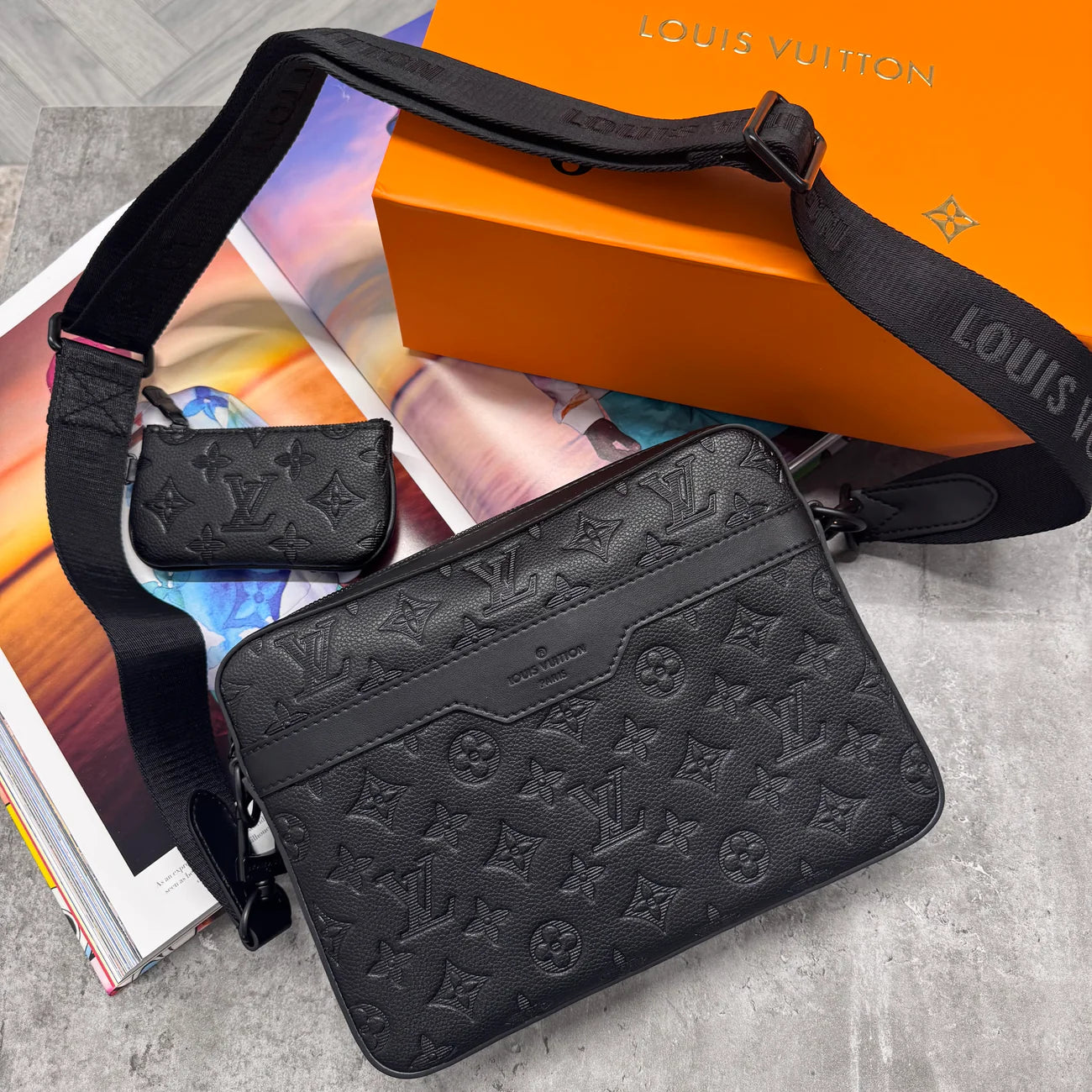 (PRE ORDER) LVE TRIO BAG - BLACK