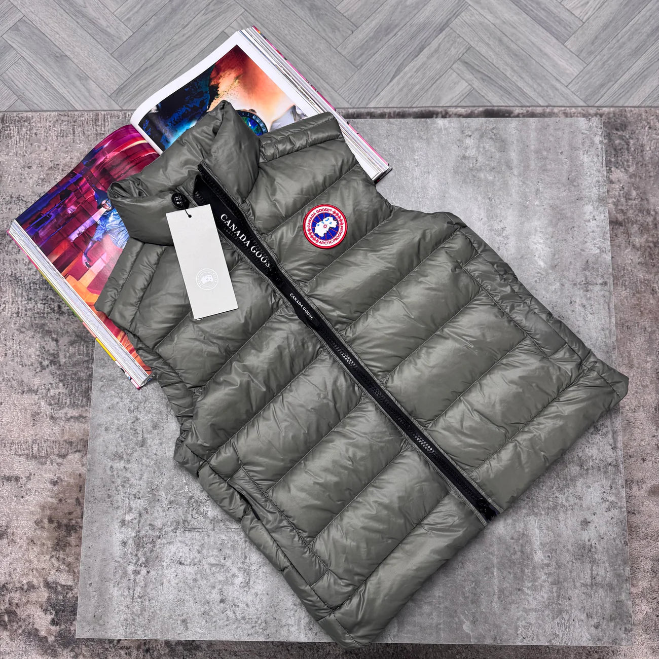 CG CROFTON GILET - KHAKI