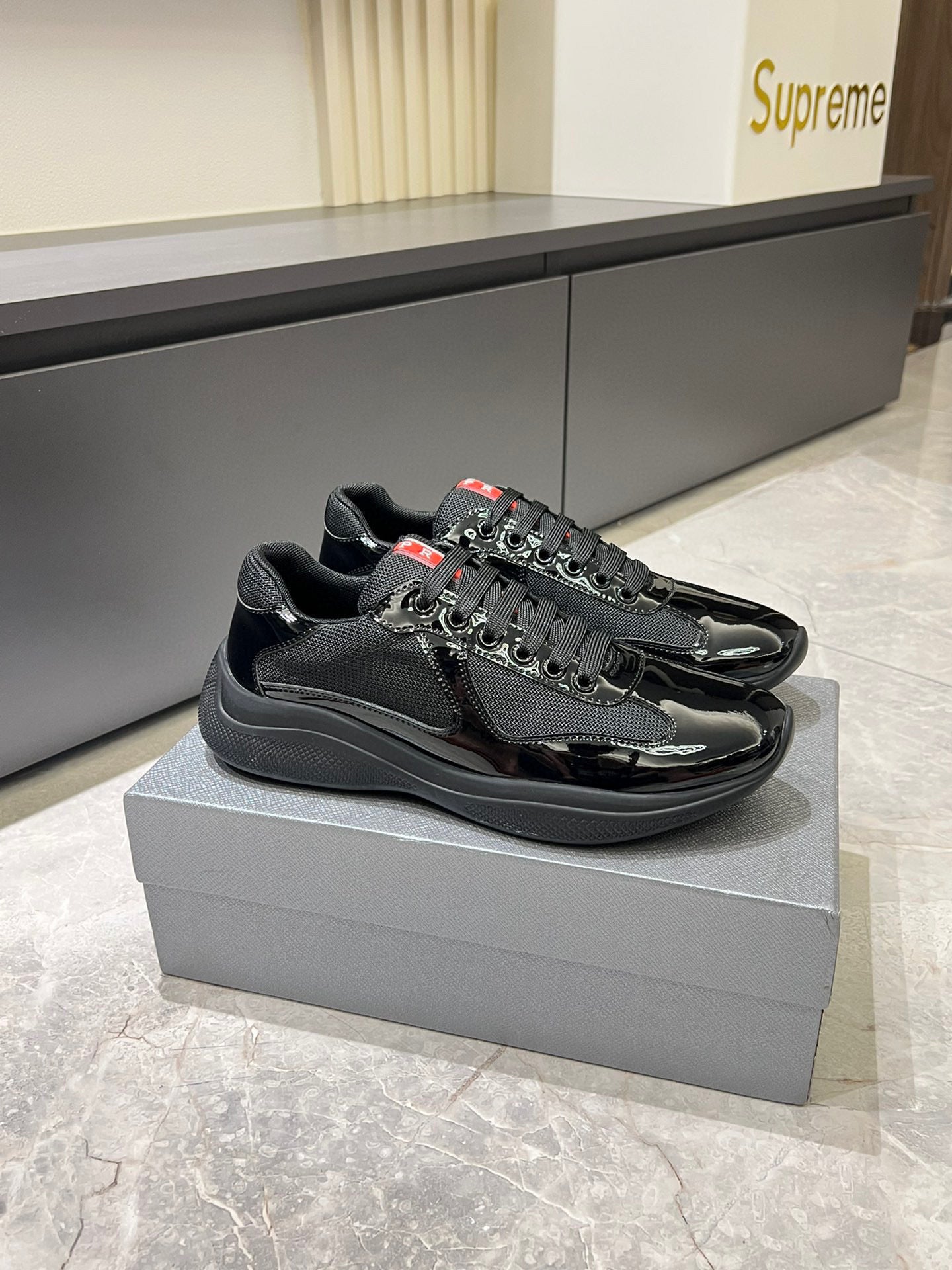 PDA AMERICA'S CUP SNEAKERS - BLACK