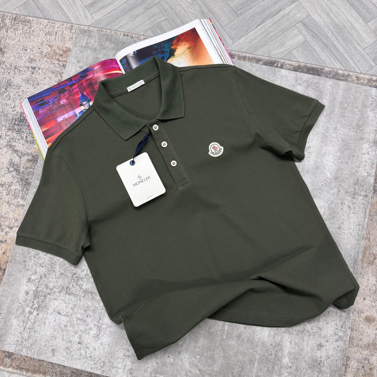 MNCLR PIQUE POLO SHIRT - GREEN