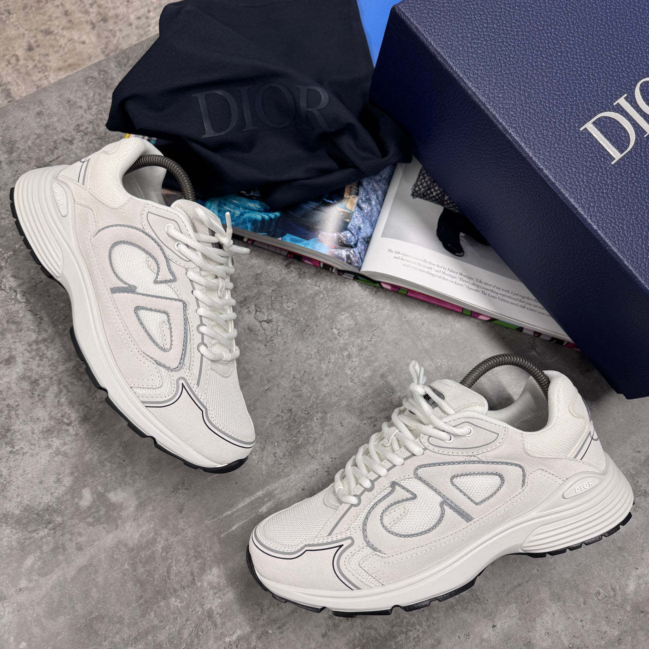 B30 TRAINER - WHITE SUEDE