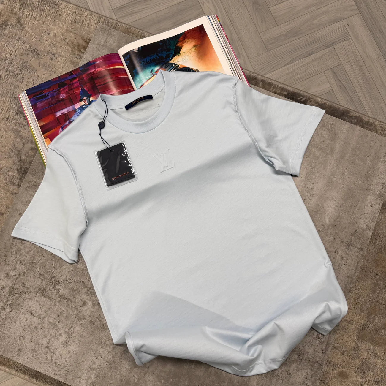 LVE CENTRE LOGO TSHIRT - SKY BLUE