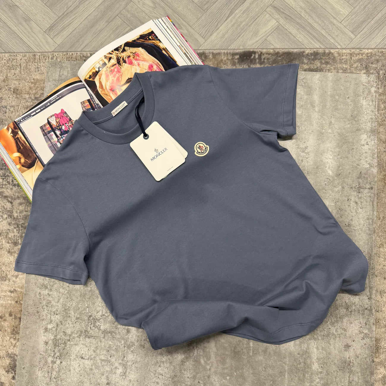 MNCLR LOGO TSHIRT - PASTEL BLUE