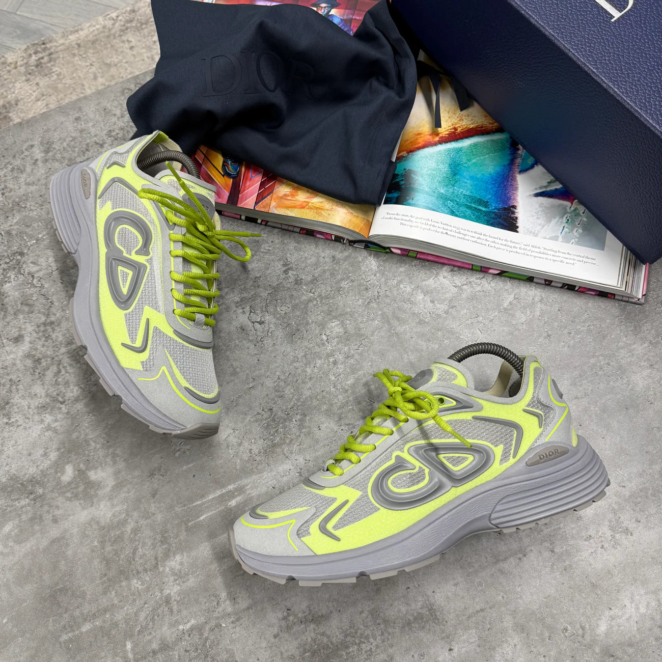 B30 TRAINER - GREY / LIME FROST