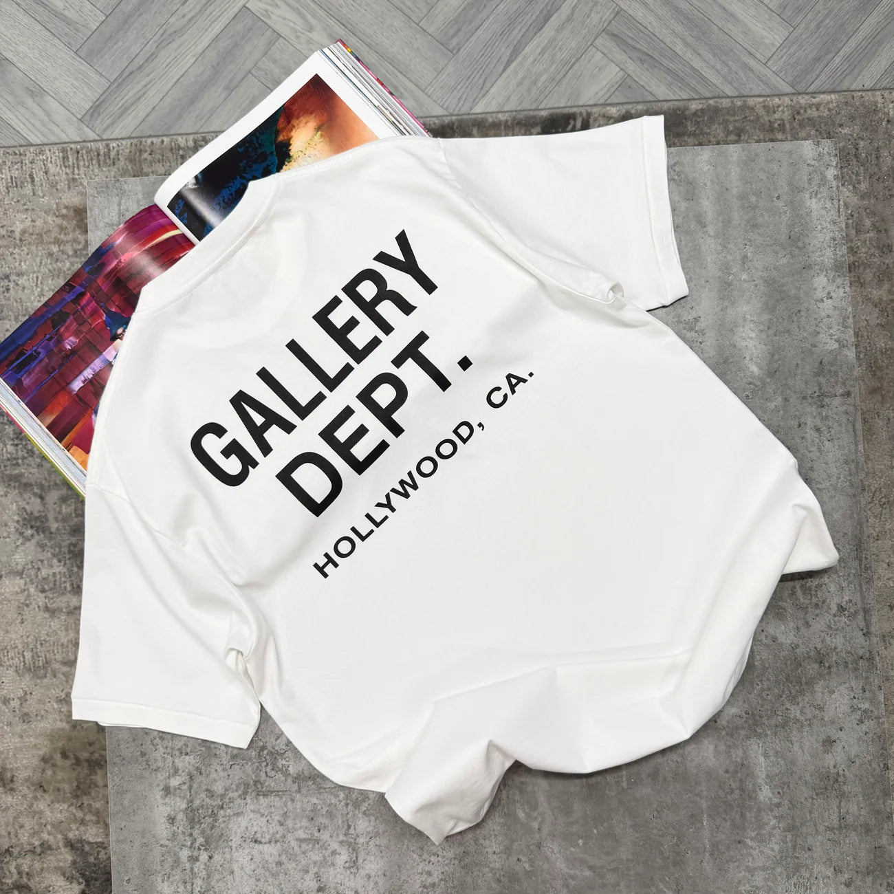 GD HOLLYWOOD TSHIRT - WHITE