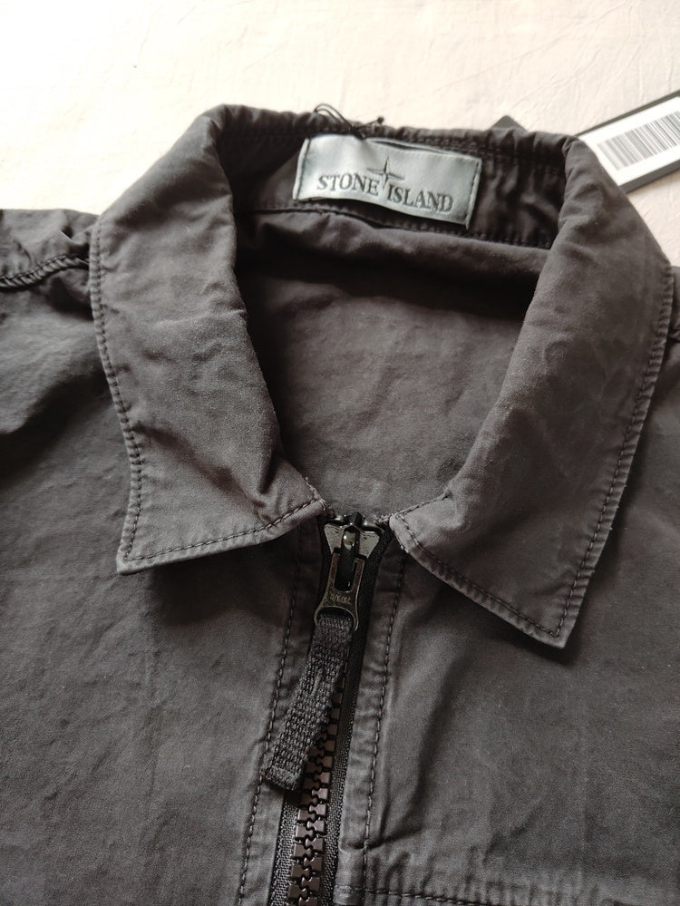 SI NYLON POCKET OVERSHIRT - BLACK