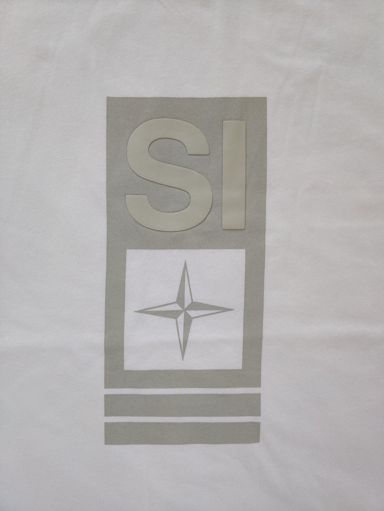 SI COTTON COMPASS TSHIRT - WHITE