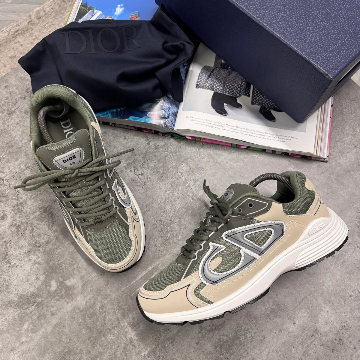 (PRE ORDER) B30 TRAINERS - OLIVE