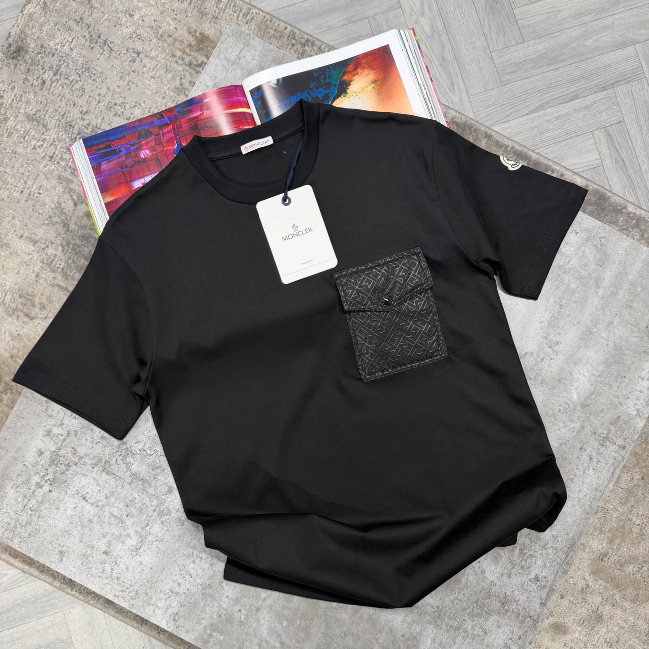 MNCLR POCKET TSHIRT - BLACK