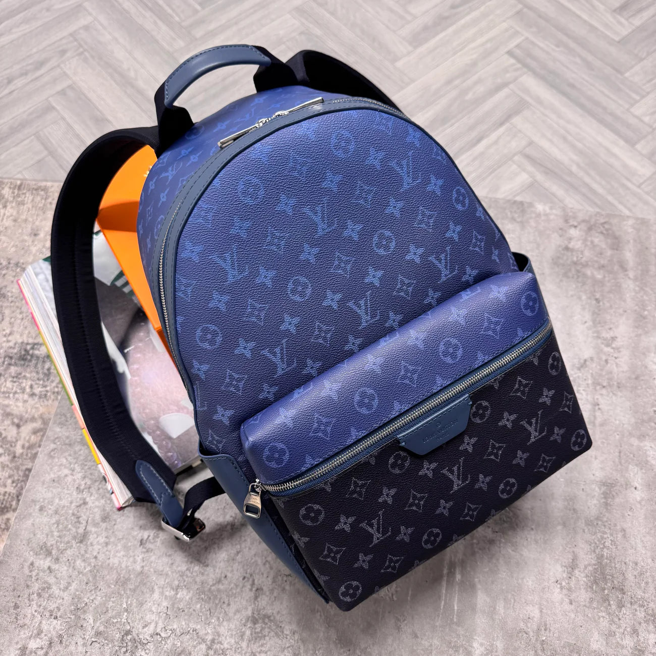 (PRE ORDER) LVE MONOGRAM BACKPACK - BLUE FADE