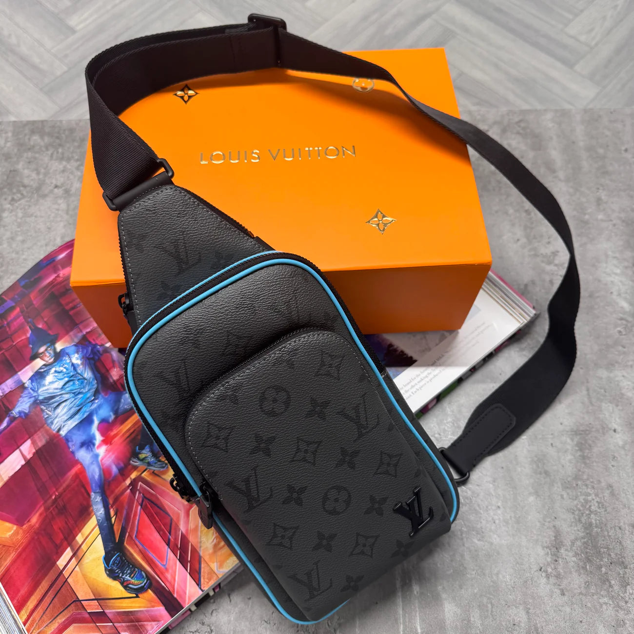 (PRE ORDER) LVE CROSSBODY SLING - AQUA