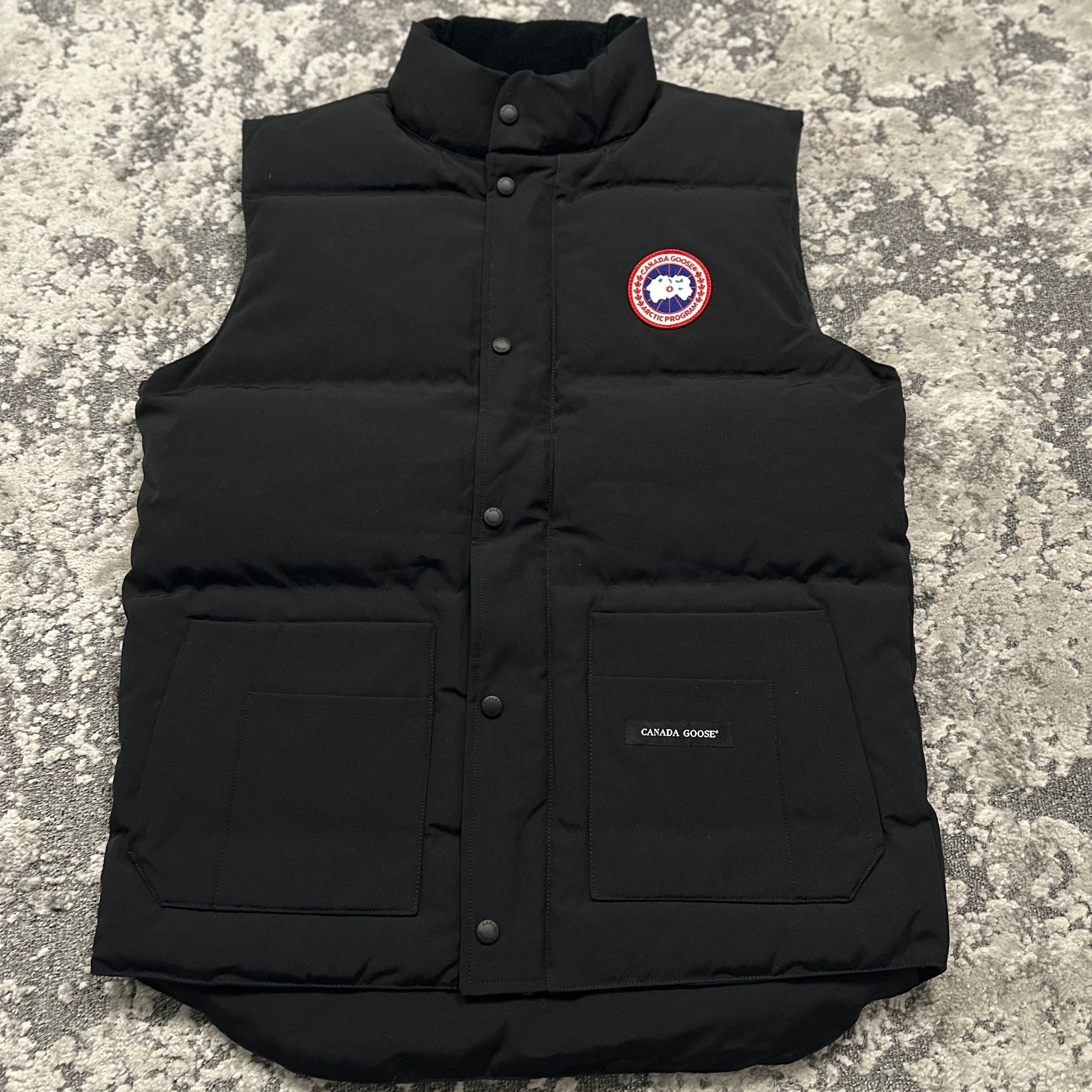 CG FREESTYLE CREW GILET - BLACK