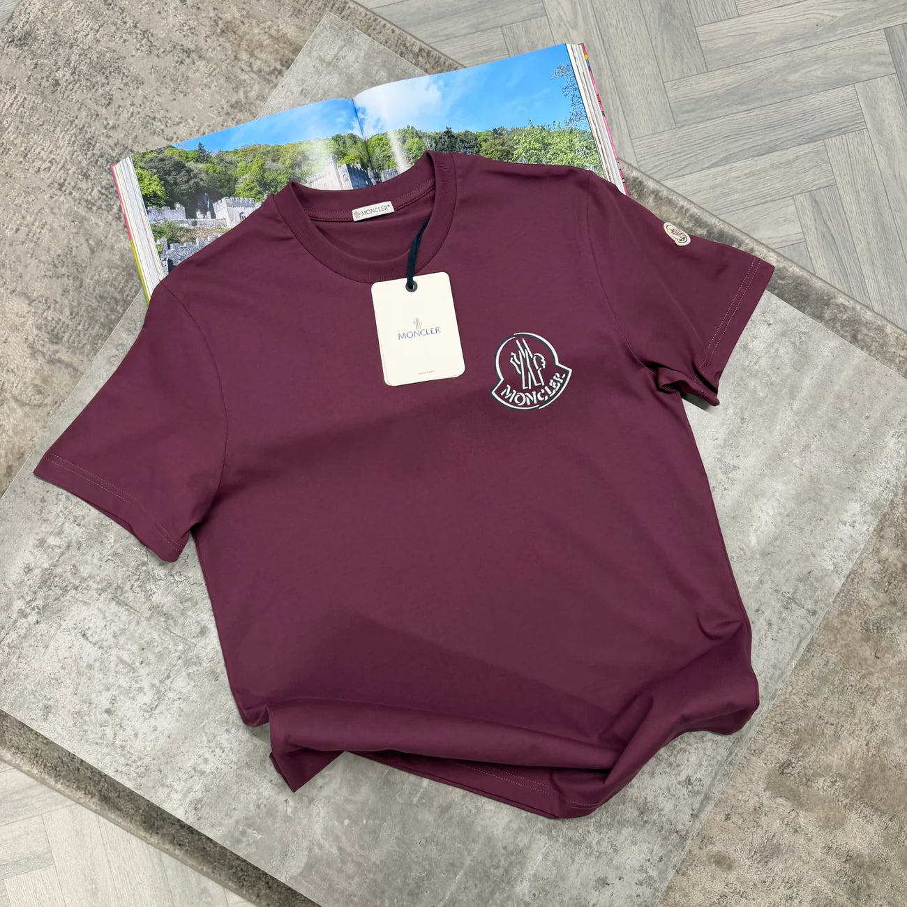 MNCLR BIG LOGO T SHIRT - GRAPE