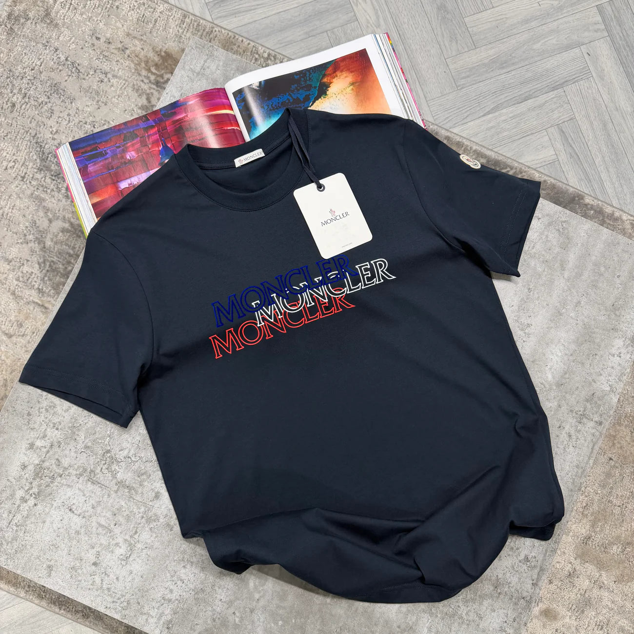 MNCLR TRICOLOR LOGO - NAVY