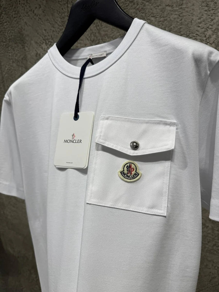MNCLR COTTON POCKET T SHIRT - WHITE