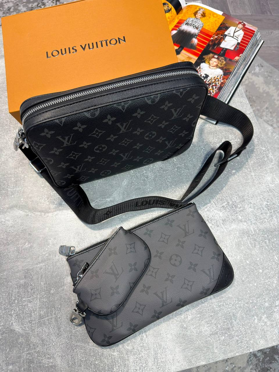 LVE TRIO MESSENGER - BLACK/GREY