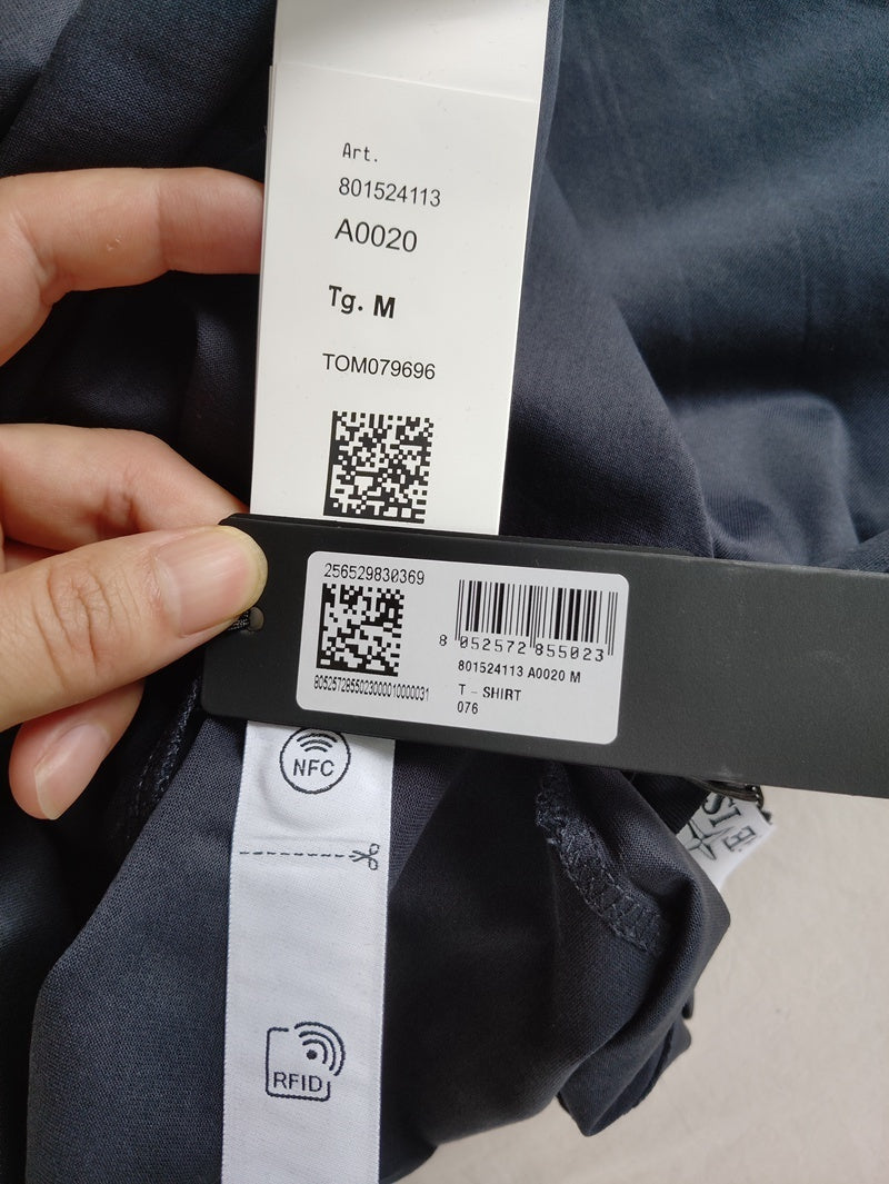 SI LOGO COTTON TSHIRT - DARK BLUE
