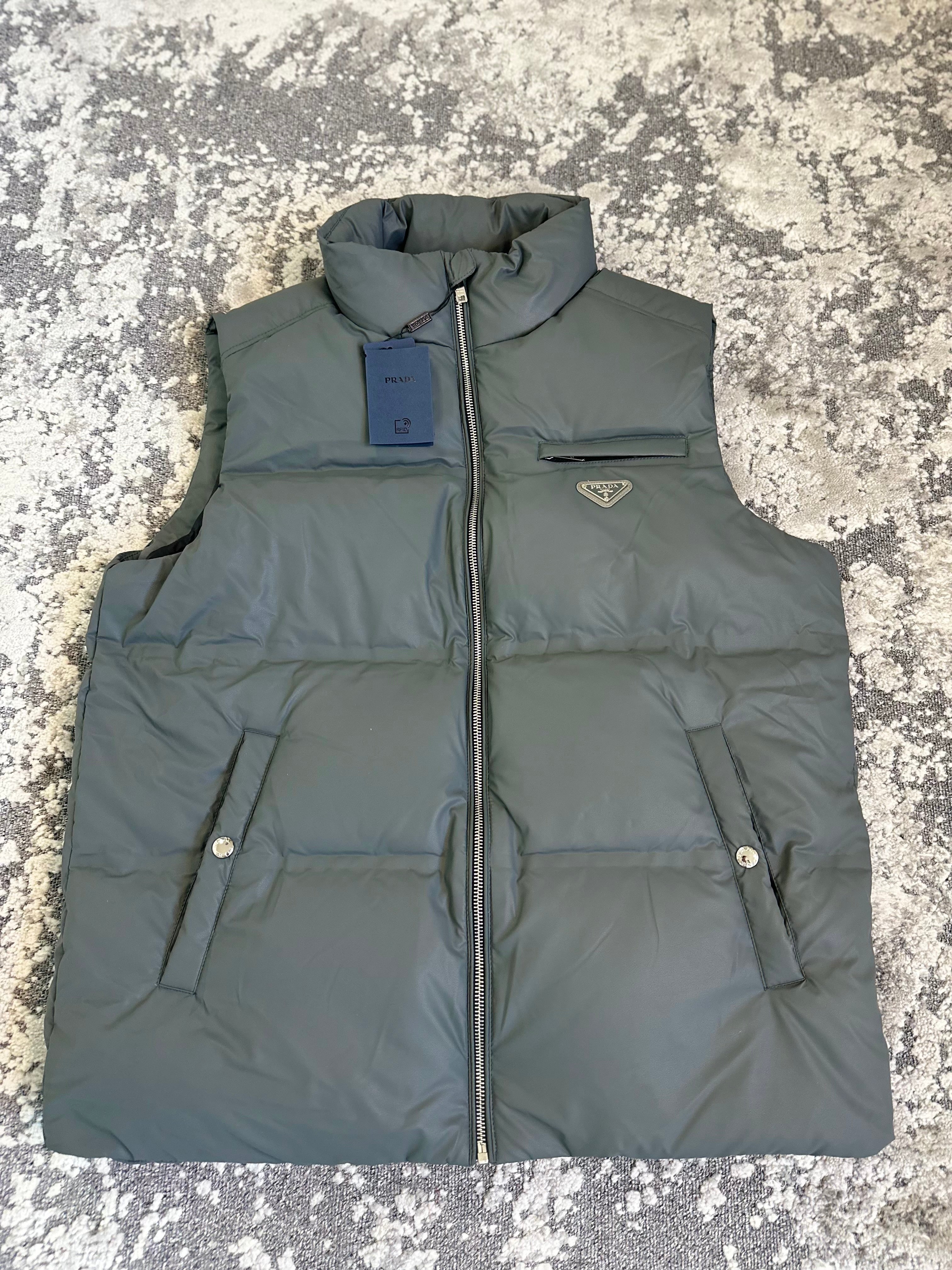 PDA PADDED GILET - GREY