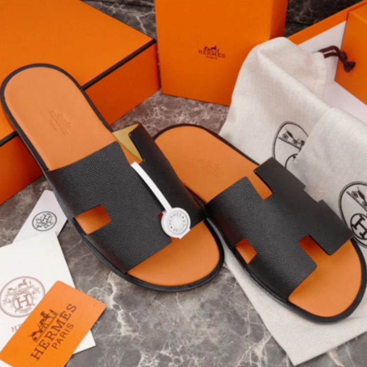 (PRE ORDER) H SLIDES - BLACK / ORANGE