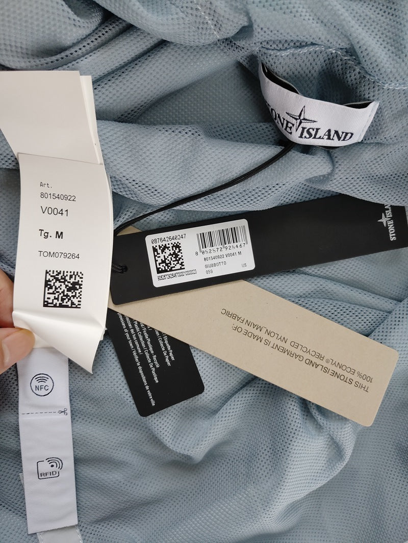 SI CRINKLE REPS WINDBREAKER - LIGHT BLUE