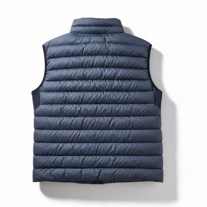 SI  MICRO YARN DOWN GILET - NAVY