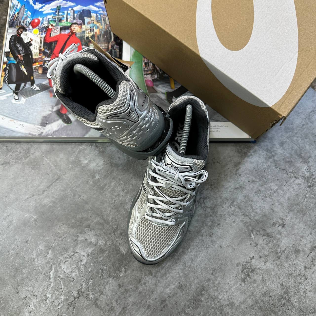 ACS KAYANO 14 TRAINERS - SILVER / BLACK