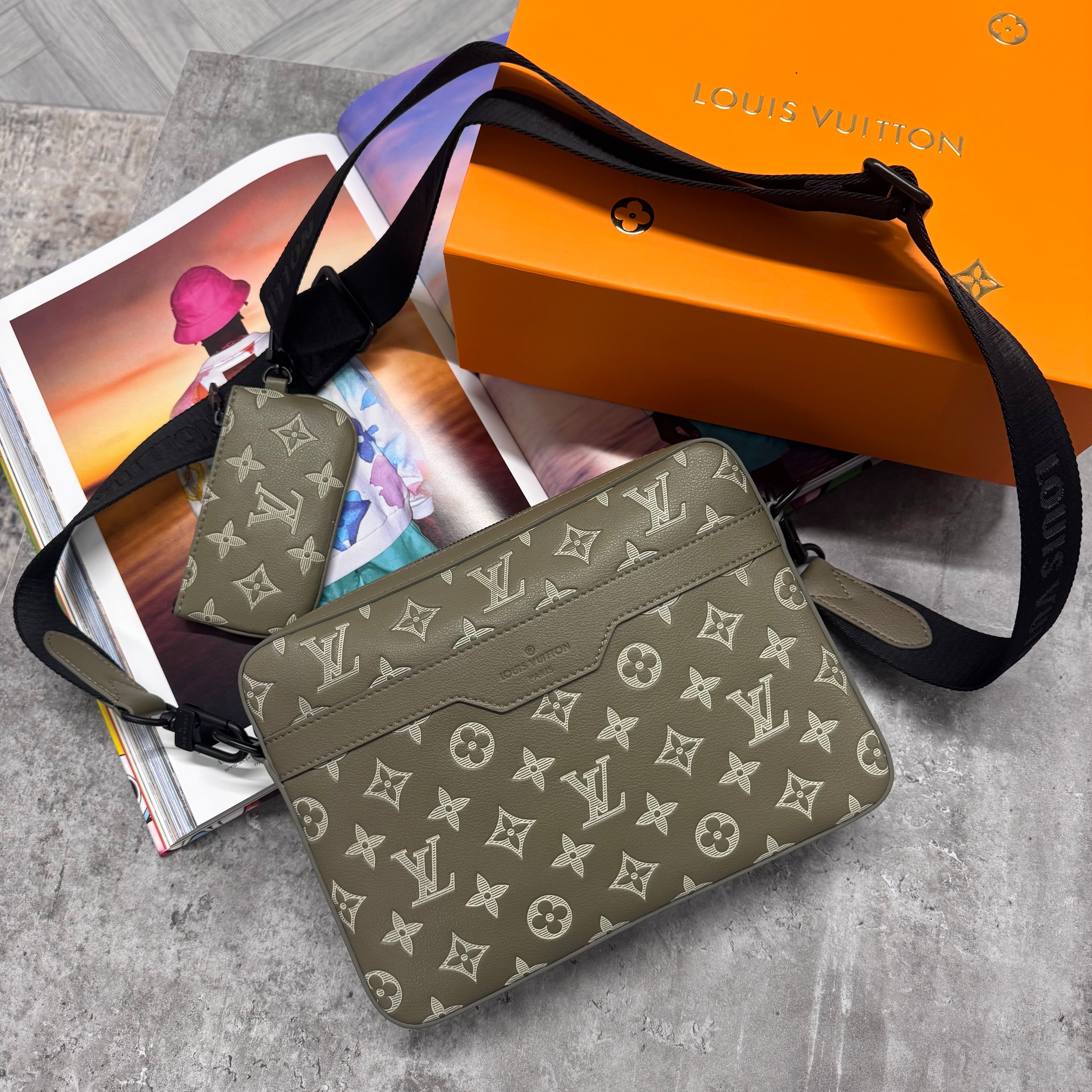 LVE TRIO BAG - BROWN